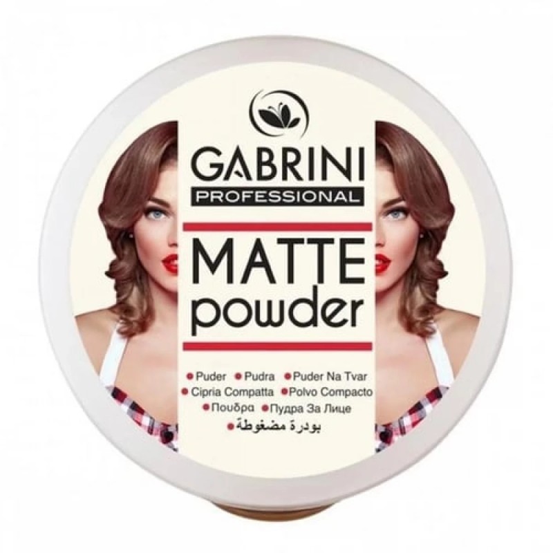 gabrini professional matte powder for flawless complexion