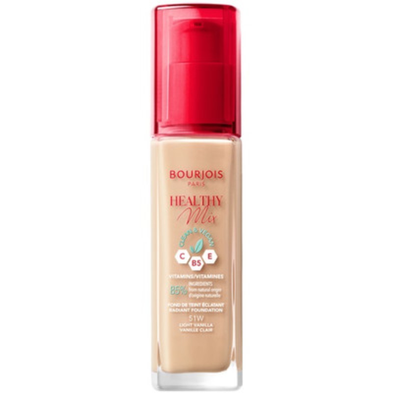 bourjois healthy mix foundation 51w light