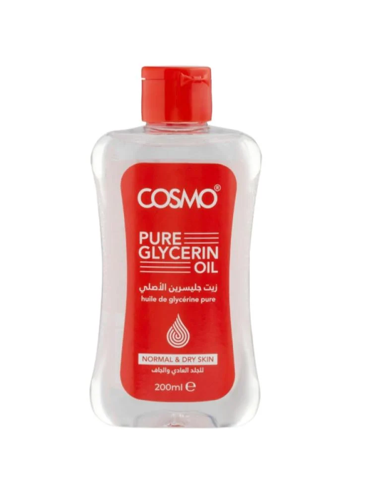 cosmo original glycerin oil for normal and dry skin, 200ml