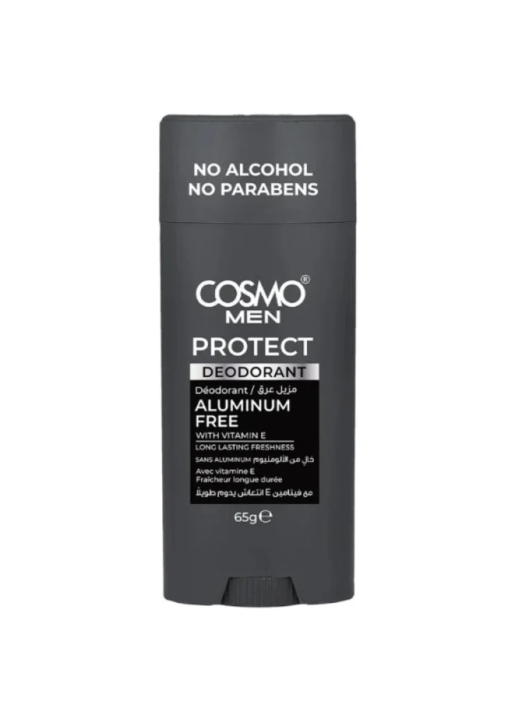 cosmo protect aluminum free men's deodorant with vitamin e, 65g